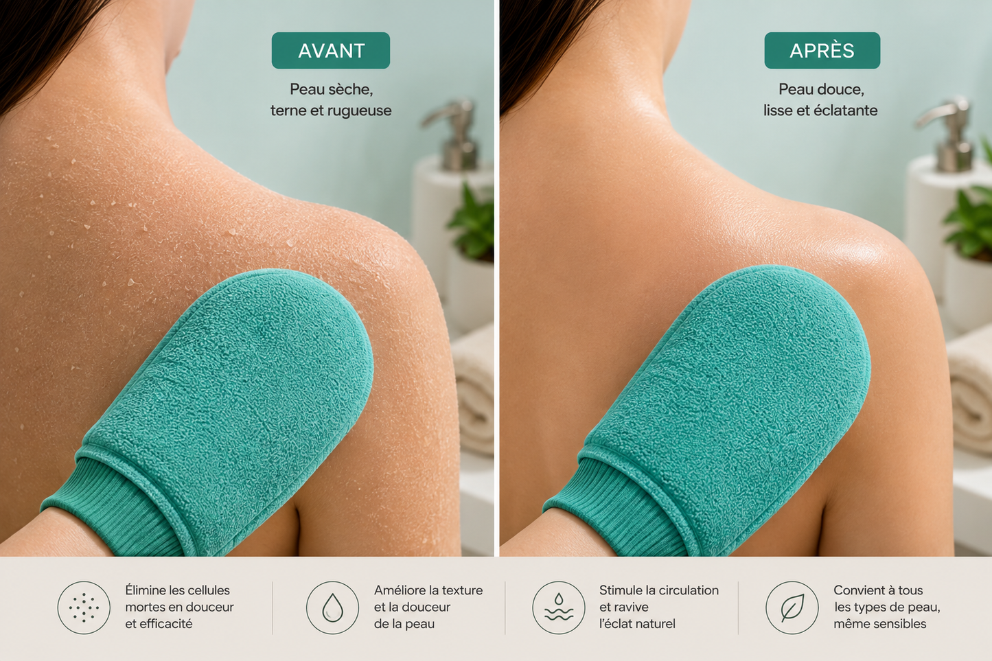 Gant Exfoliant Premium Éclaréo